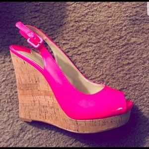 NEW Hot pink wedges!!